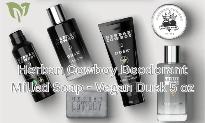Herban Cowboy Deodorant Milled Soap - Vegan Dusk 5 oz